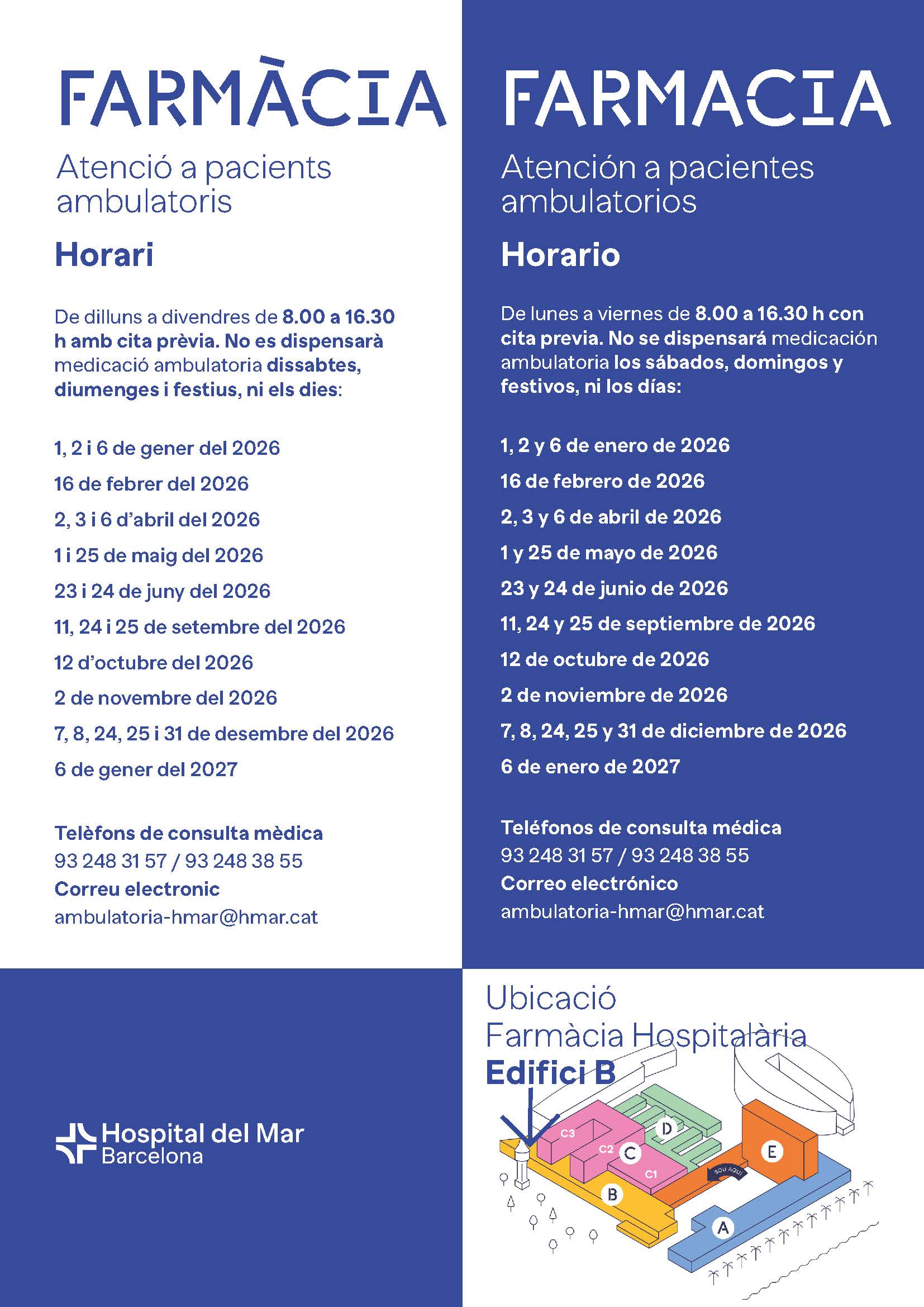 Farmacia Horarios