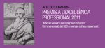 Xavier Espiga galardonado con el Premio a la Excelencia Profesional otorgado por el COMB