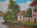 Exposición de láminas al óleo de José Moyano