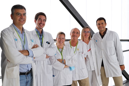 Antoni Bayés, Pau Codina, Evelyn Santiago, Josep Lupón, Mar Domingo i Germán Cediel