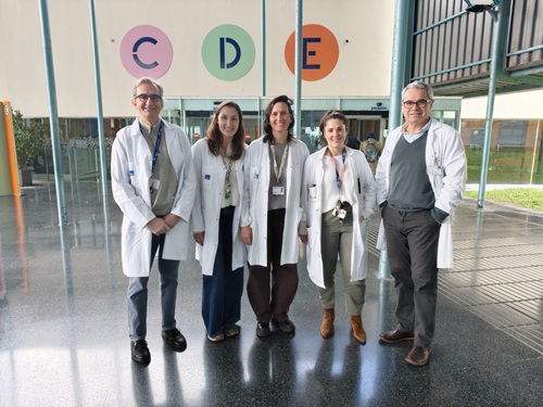 D'esquerra a dreta, Carlo Marras, Mireia Clivillé, Maria Albert, Nazaret Infante, Rodrigo Rocamora